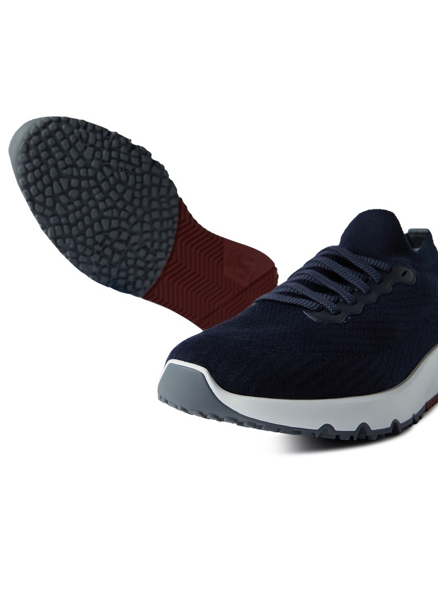 Knit running shoes - 5