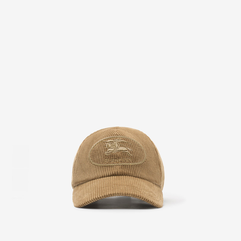 Knight Stamp Corduroy Baseball Cap 1