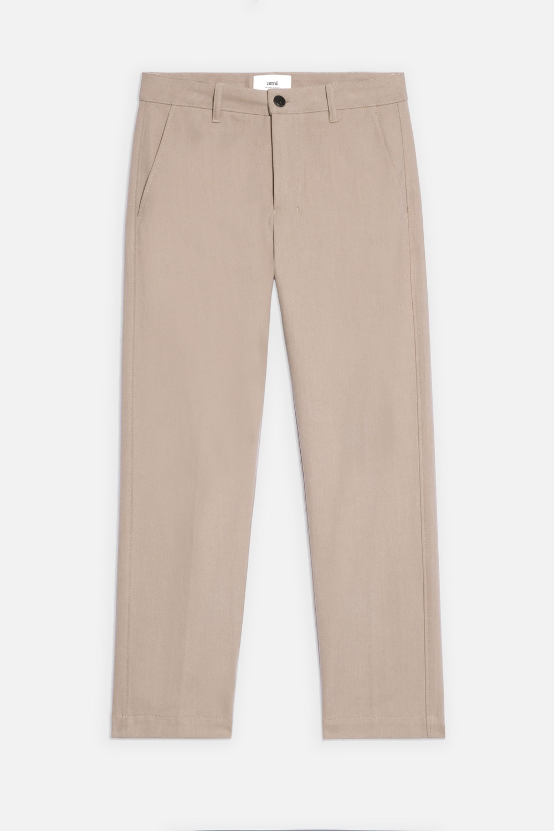 Straight Fit Chino Trousers - 1