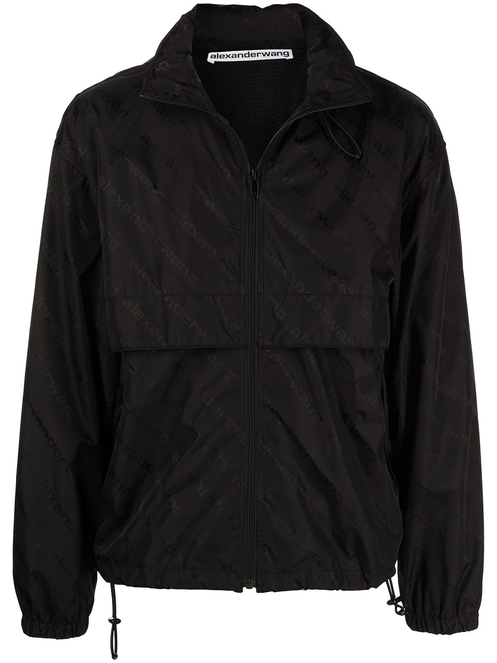 monogram zip-up windbreaker - 1