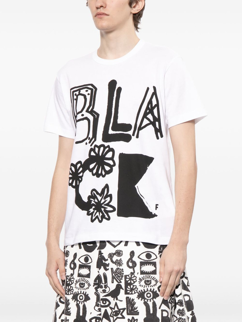 graphic print round-neck T-shirt 4