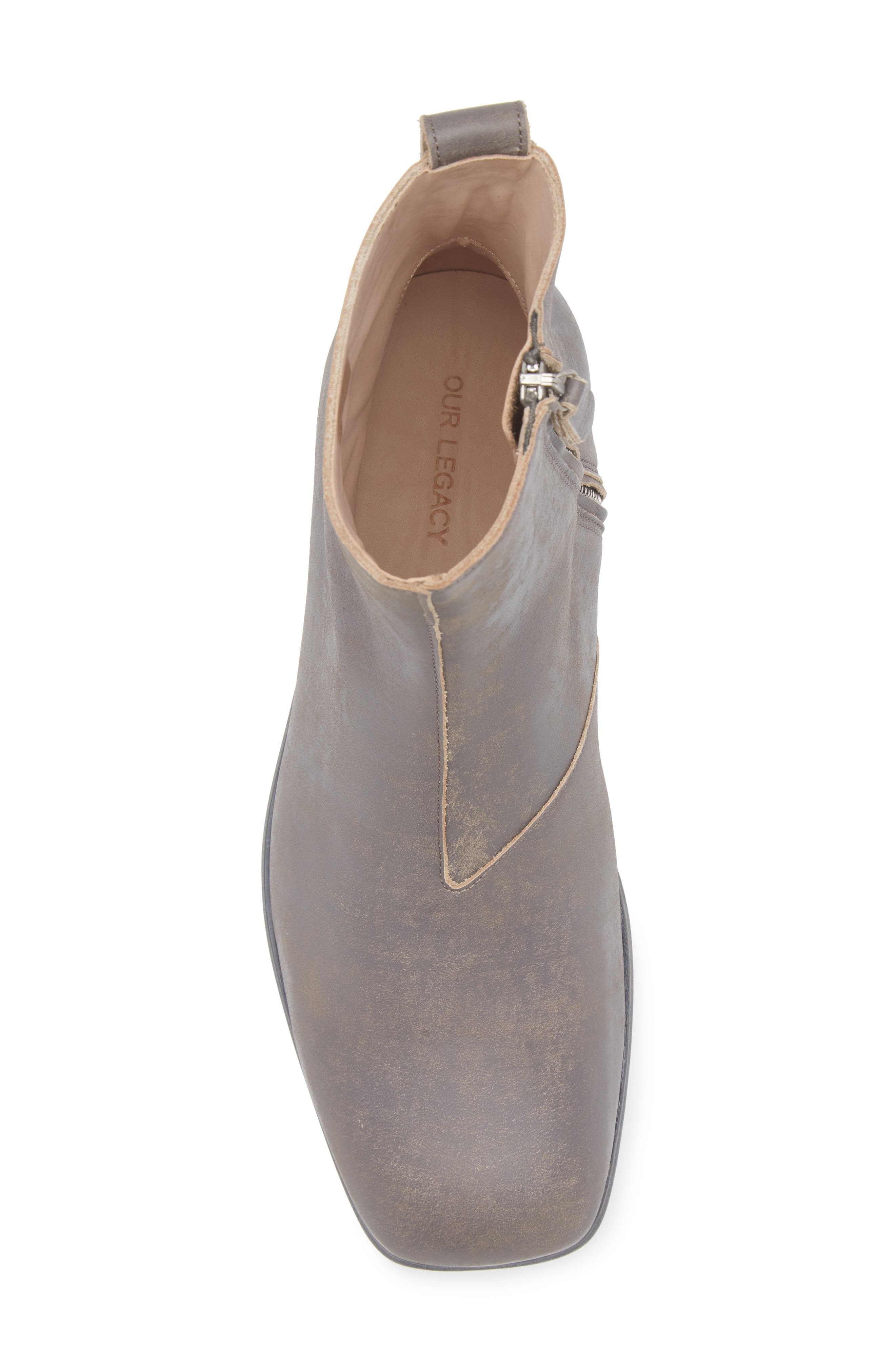 OUR LEGACY Michaelis Square Toe Boot in Vintage Clawed Stone Bovine at Nordstrom - 5