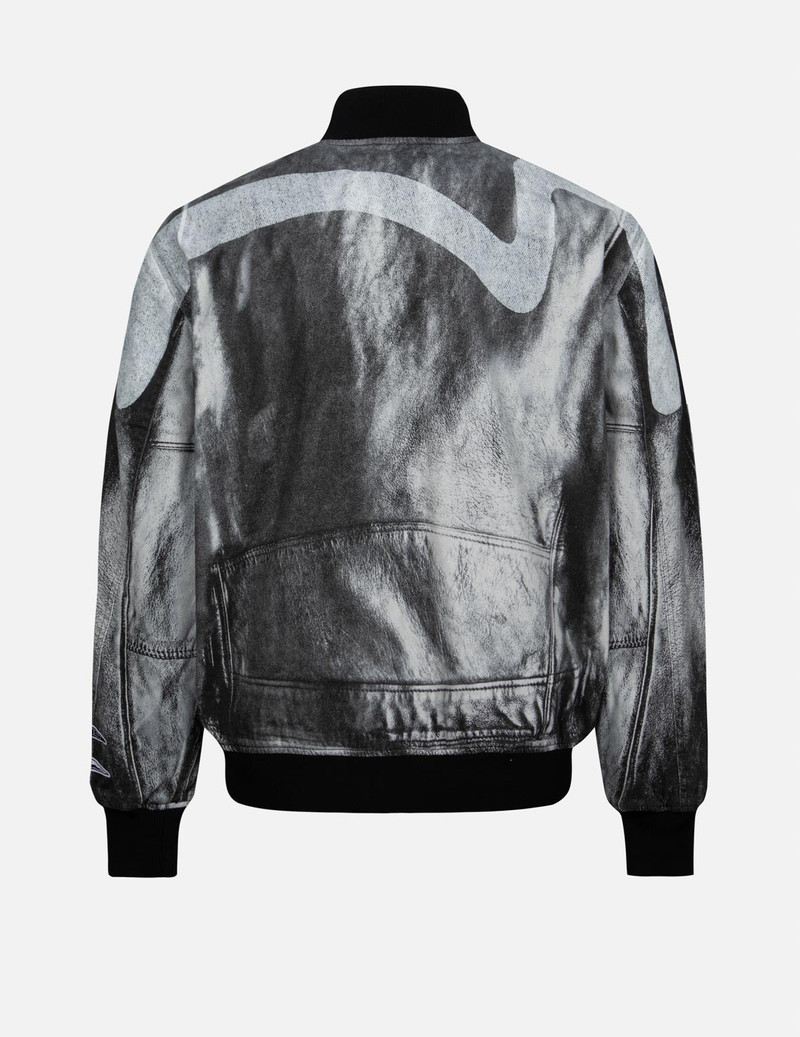 EVISU REPLICATE BIKER ALLOVER PRINT RELAX FIT BOMBER JACKET outlook