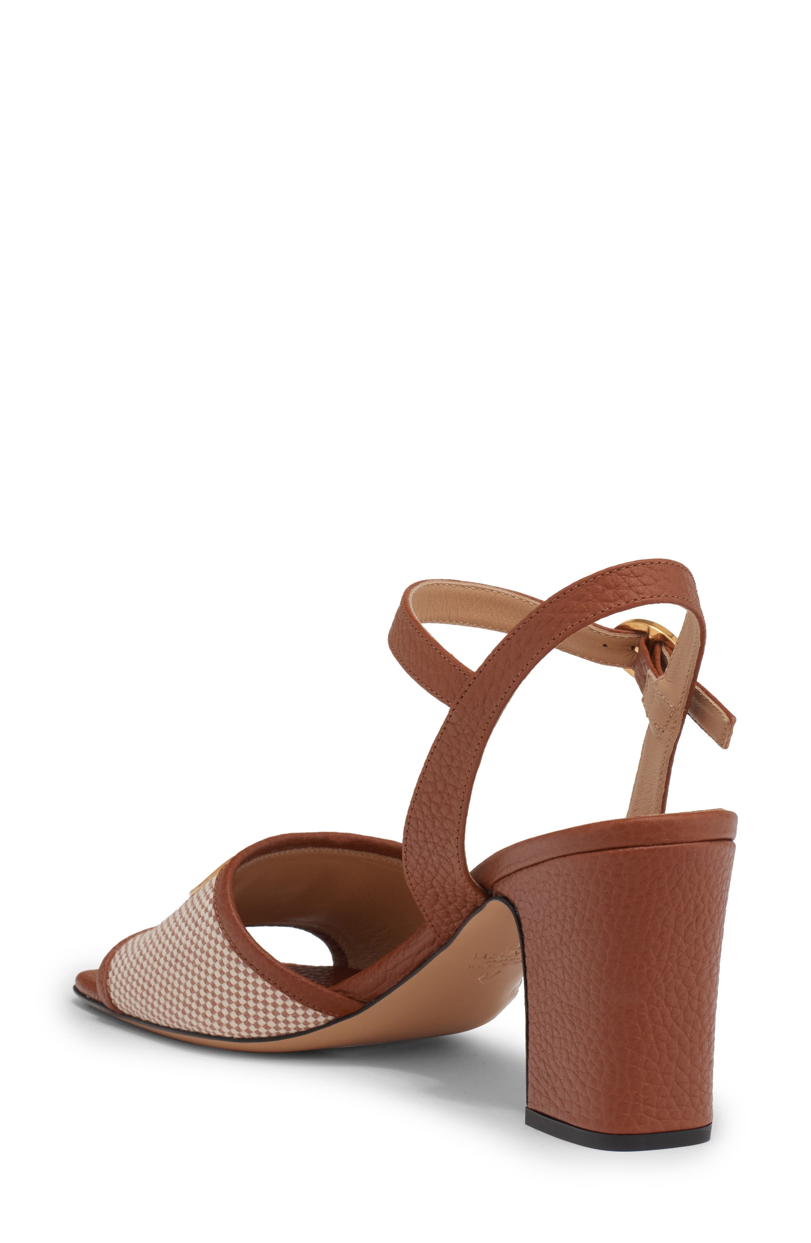 Valentino Garavani VLOGO Signature Ankle Strap Sandal in Natural/Tabacco at Nordstrom - 2