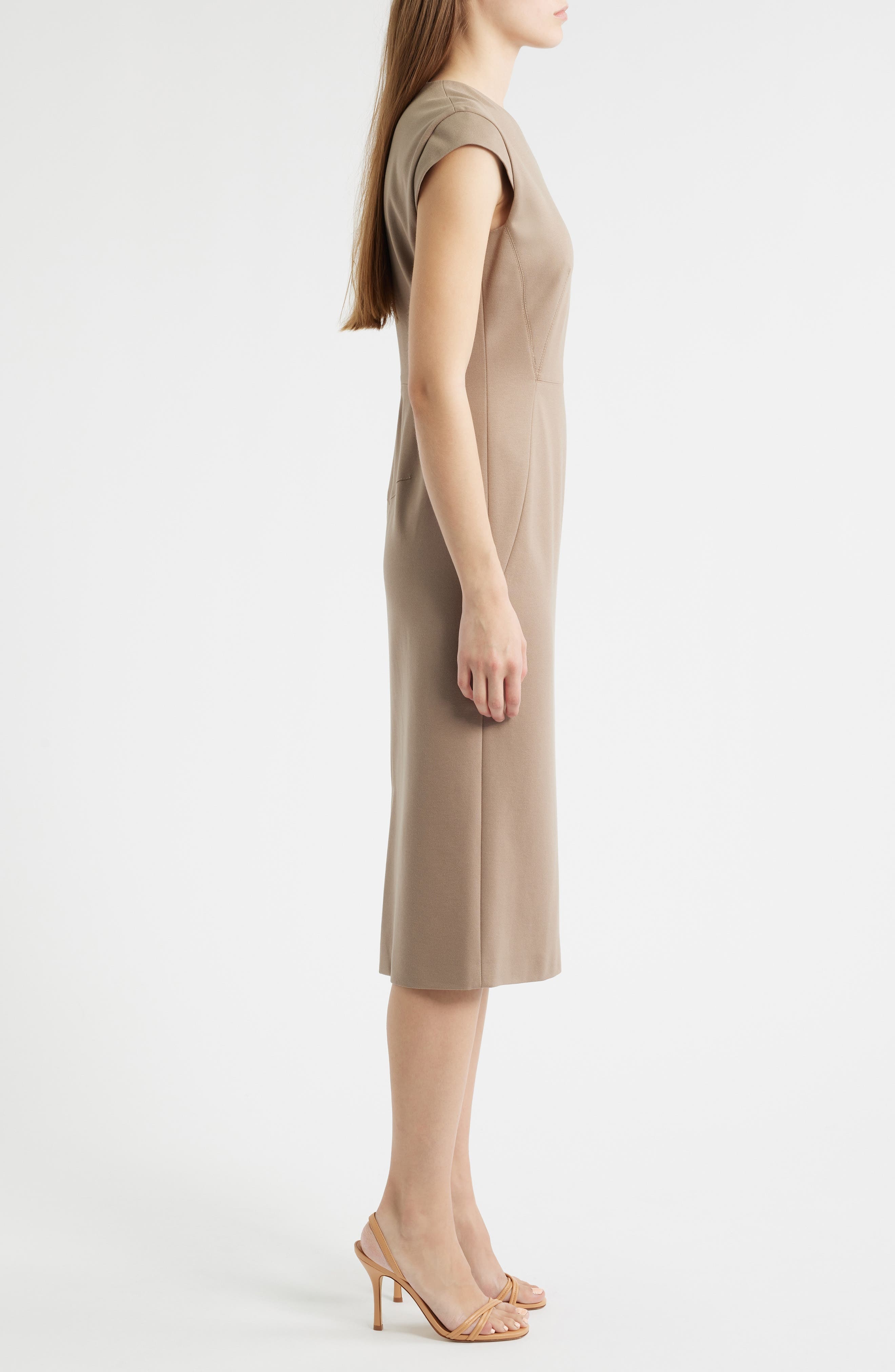 BOSS Dulisa Sheath Dress in Basalt at Nordstrom - 3