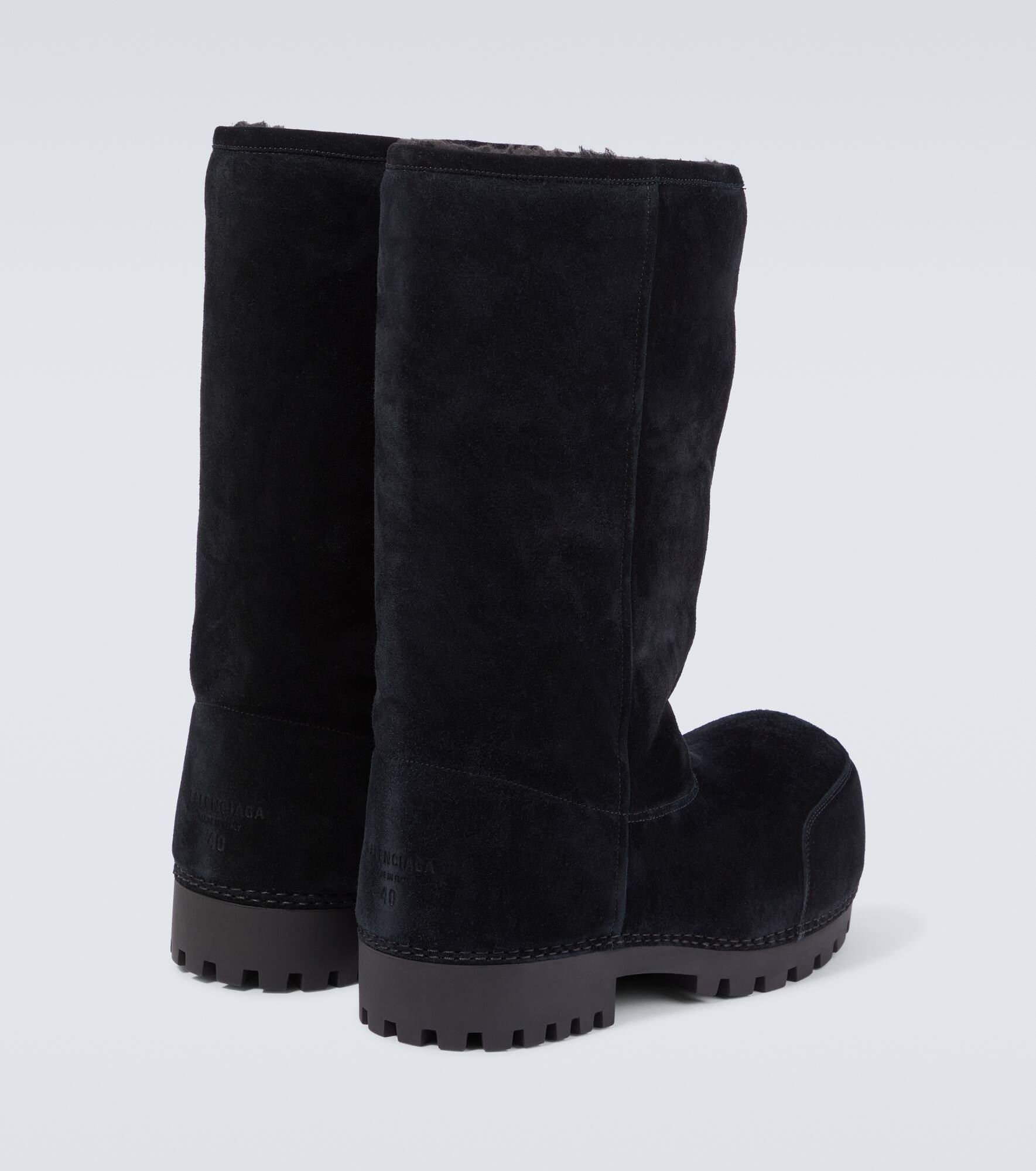 Alaska Fur High suede boots - 6