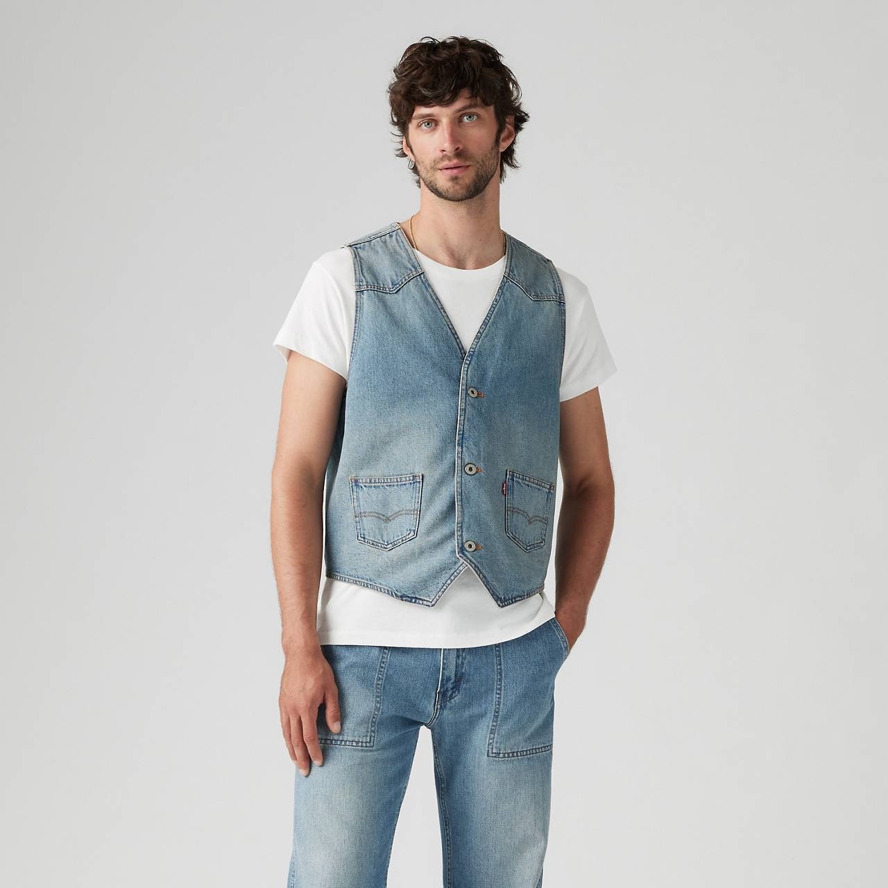 MISSION DENIM VEST - 2