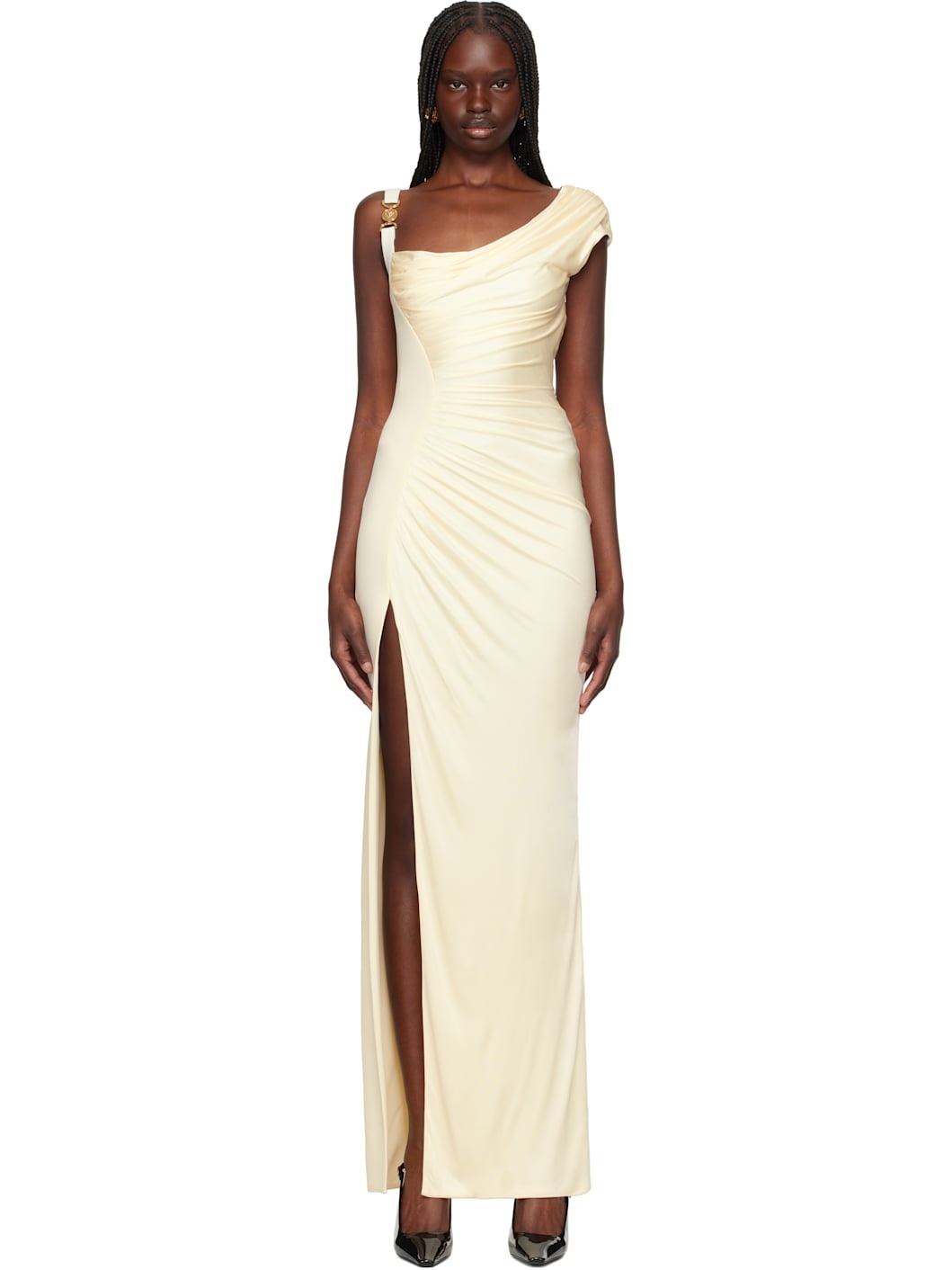 Off-White Medusa '95 Draped Maxi Dress - 1