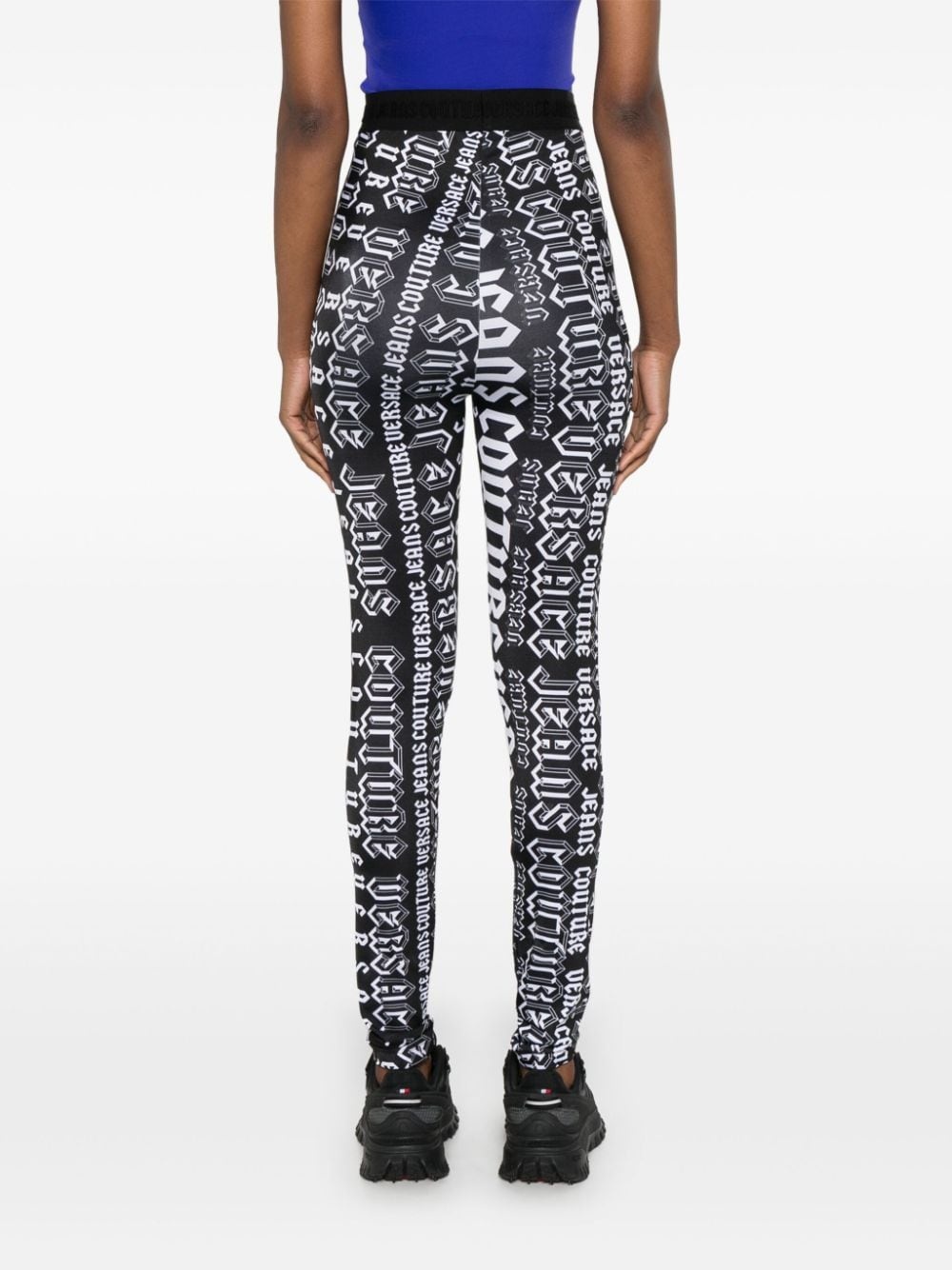 logo-print leggings - 4