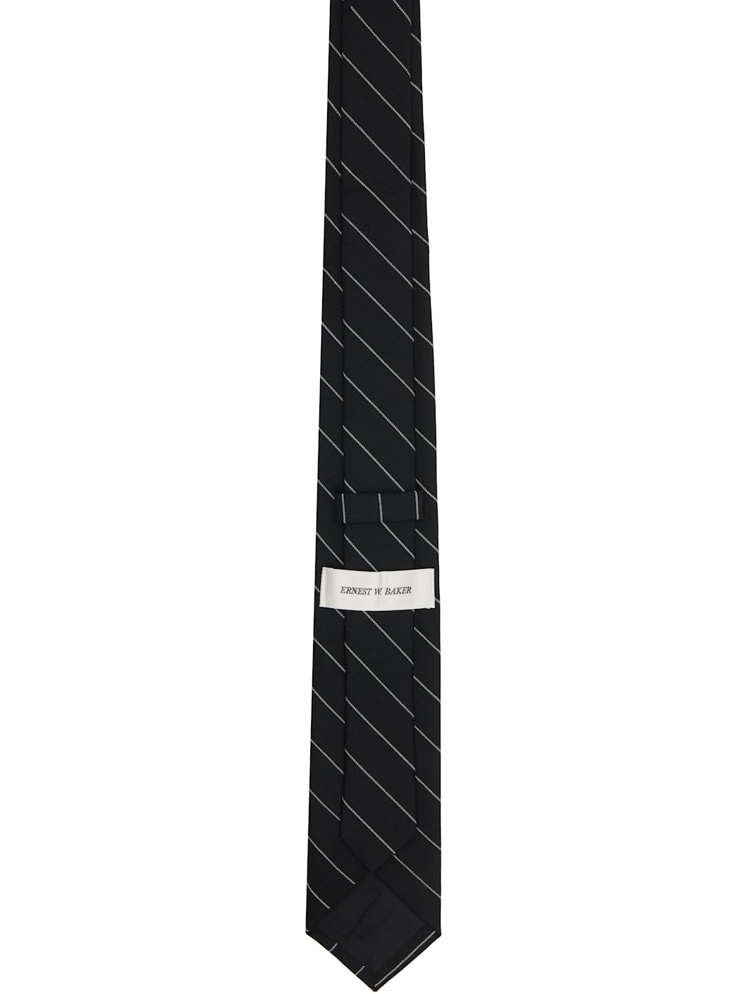 Black Pin Stripe Tie - 2