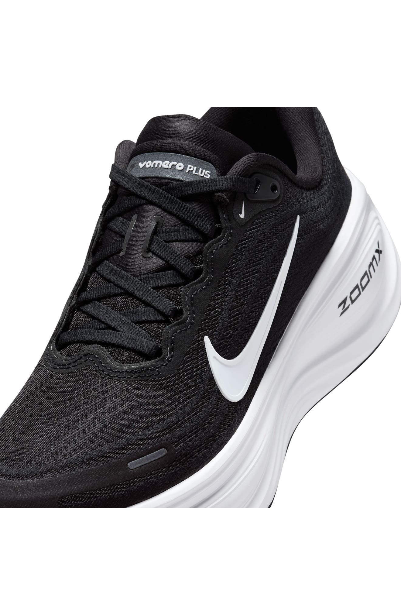 Nike Vomero Plus Running Shoe in 002 Black/white at Nordstrom - 8