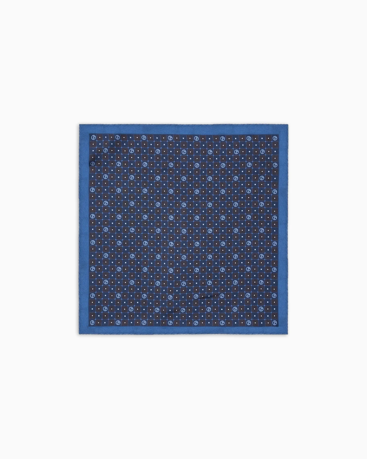 PRINTED SILK POCKET SQUARE - 1