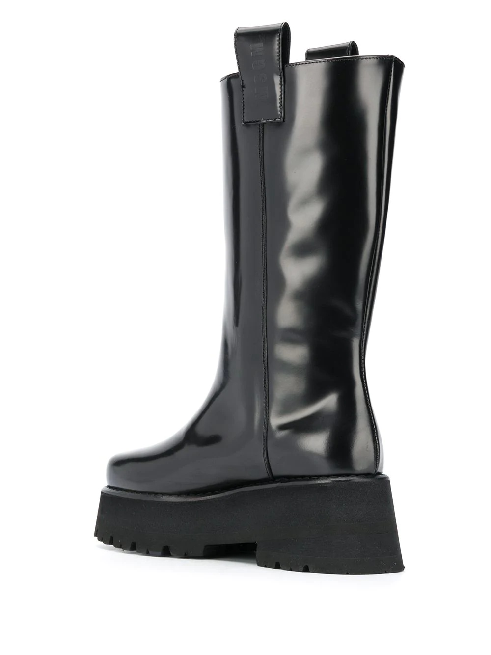 high-shine 65mm calf-length boots - 3