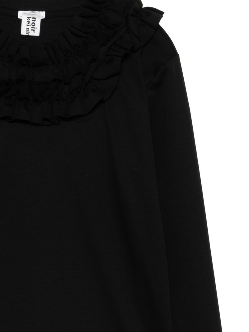 ruffled-collar T-shirt 3