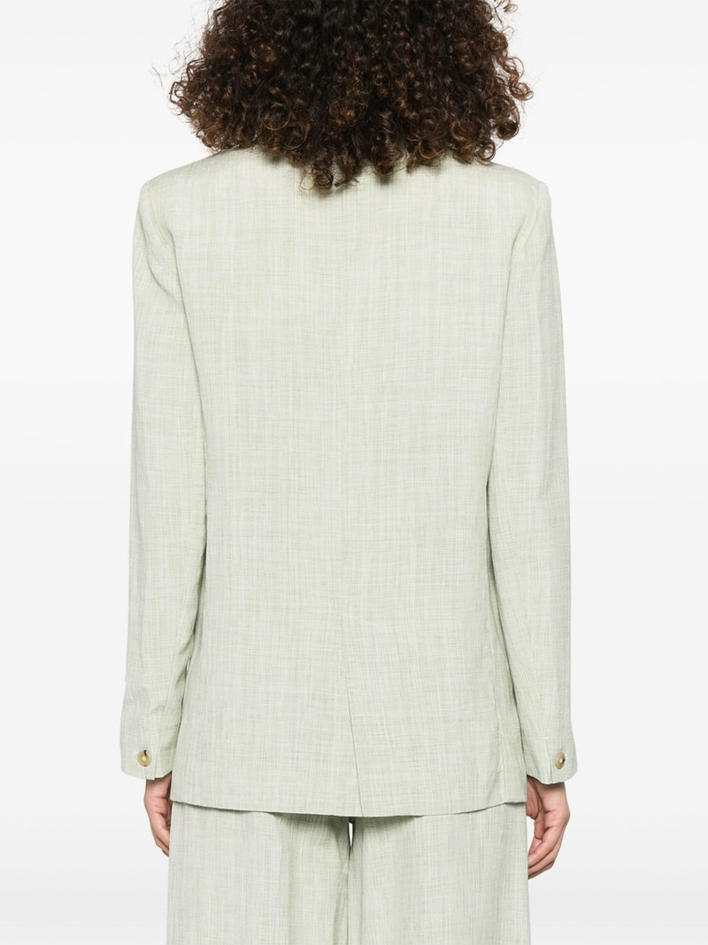 slub-texture blazer 4