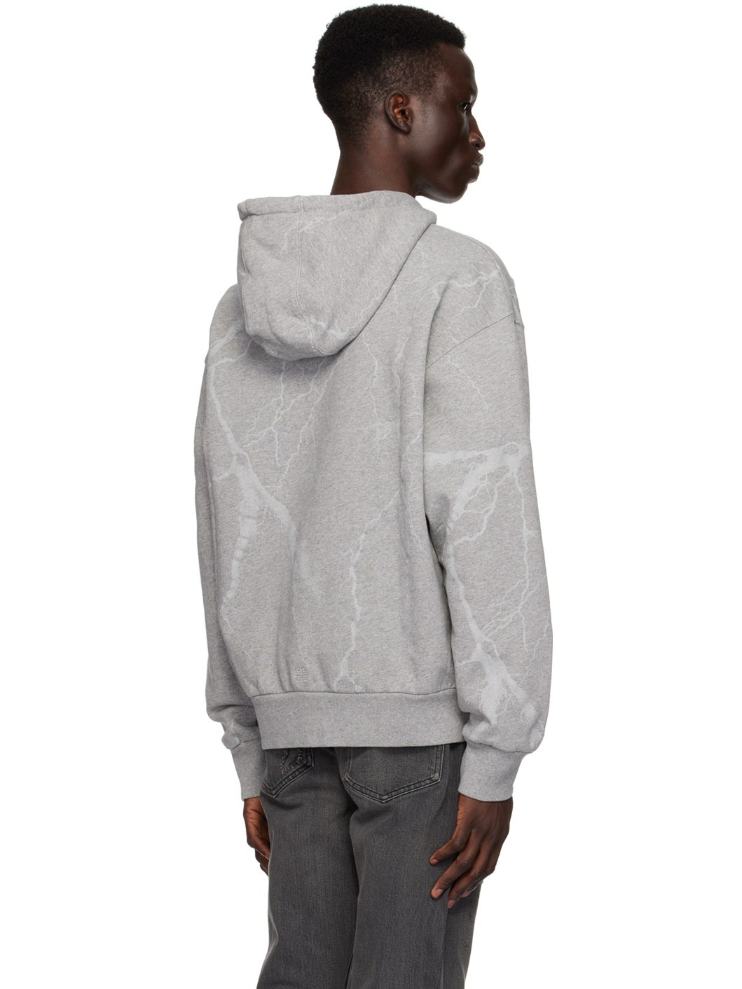 Gray Graphic Hoodie - 3