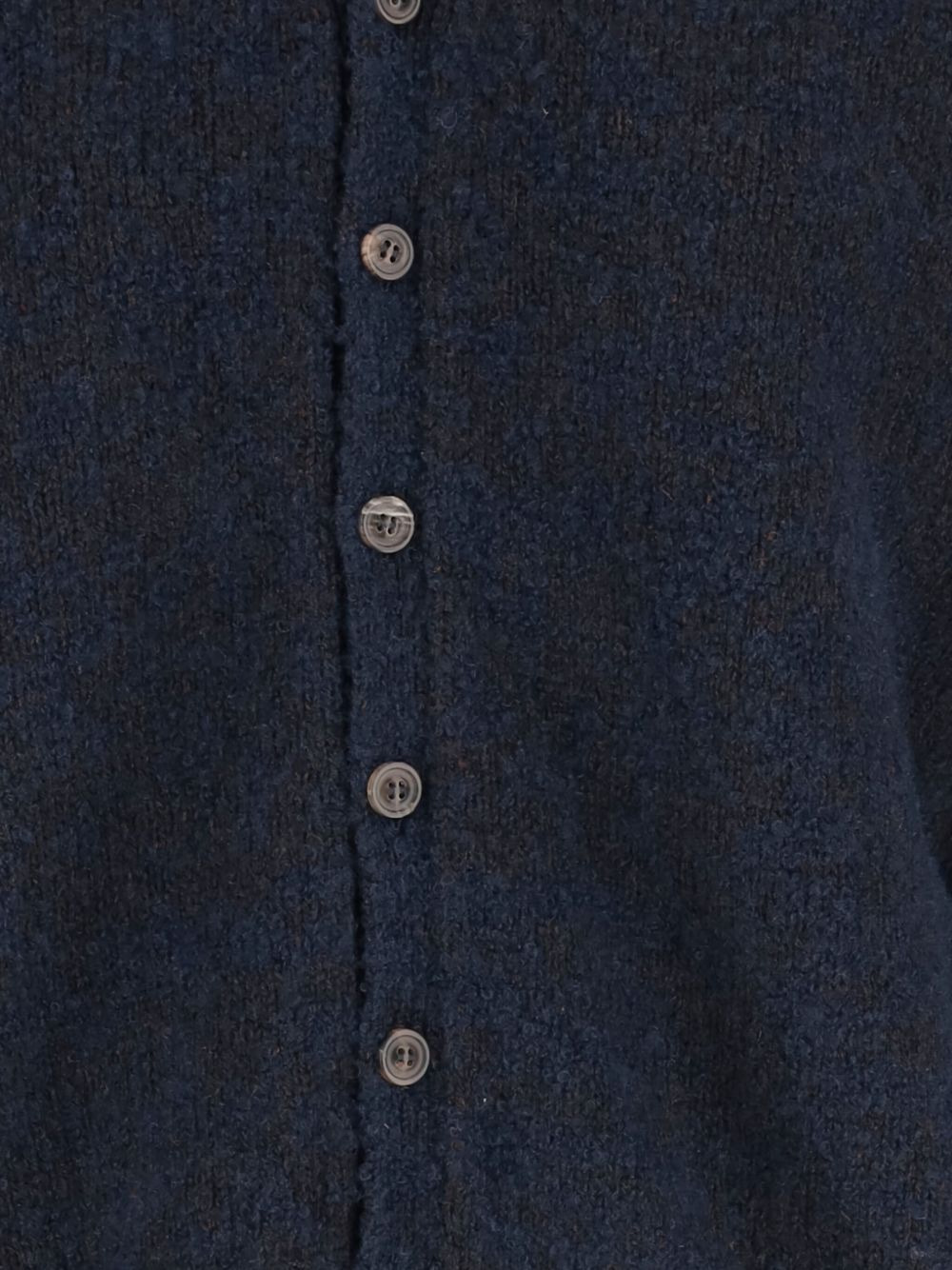 button-front stitching cardigan - 3