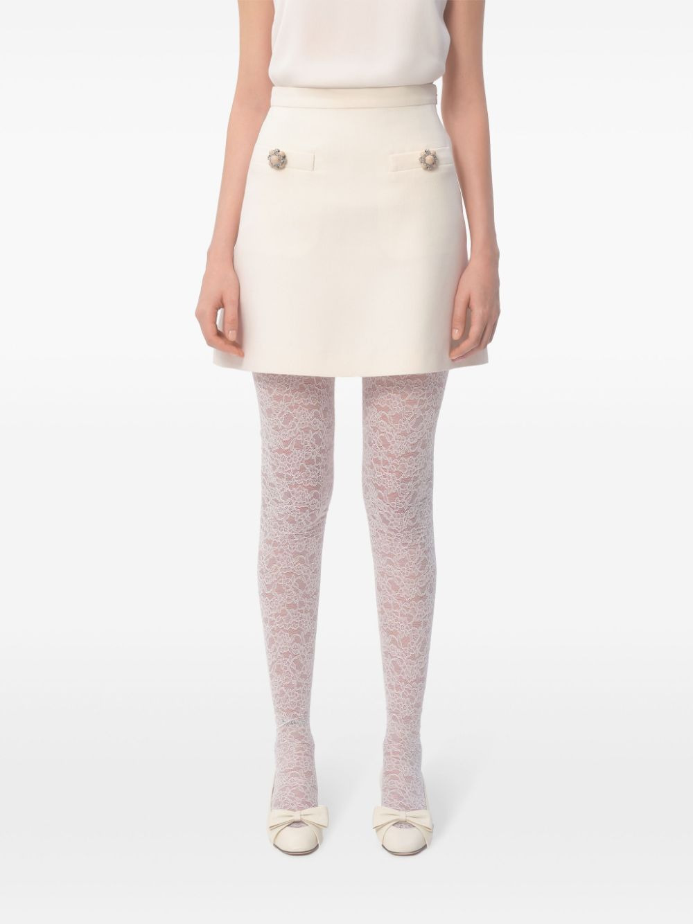 Valentino Women Crepe Couture Skirt - 4