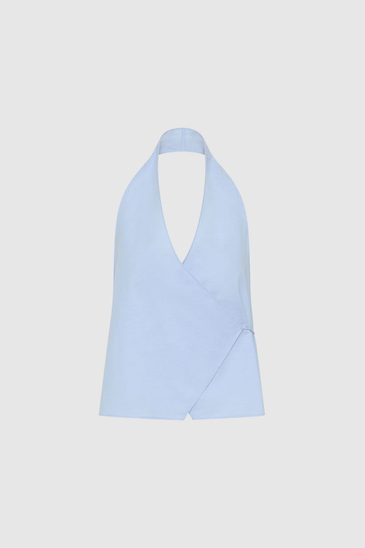 Oxford Wrap Top - Ciel Blue - 1