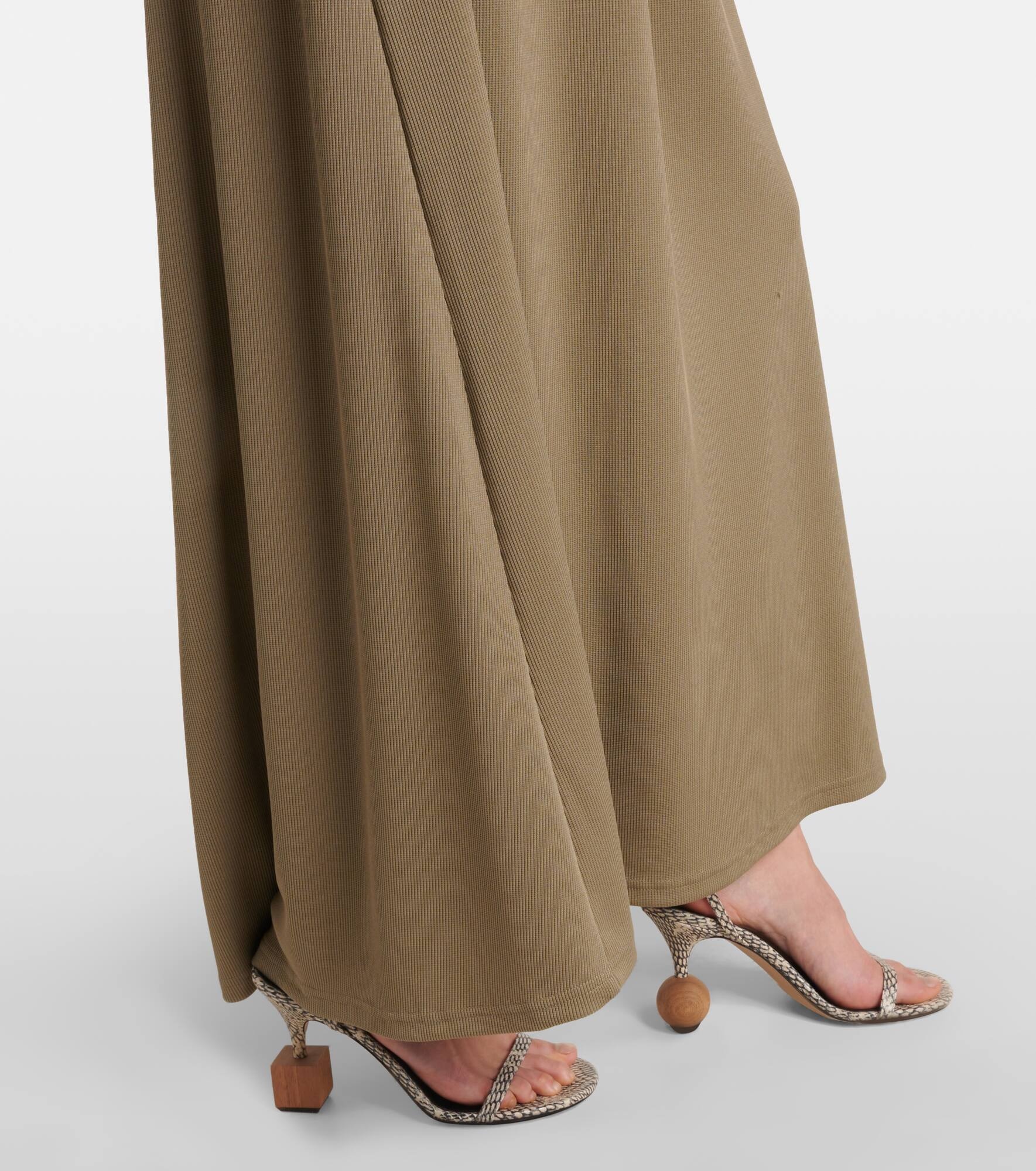 S-Buckle embellished maxi dress - 5