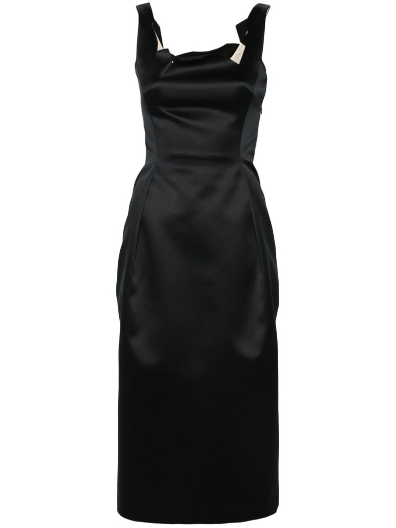 raw cut-edge midi dress 1