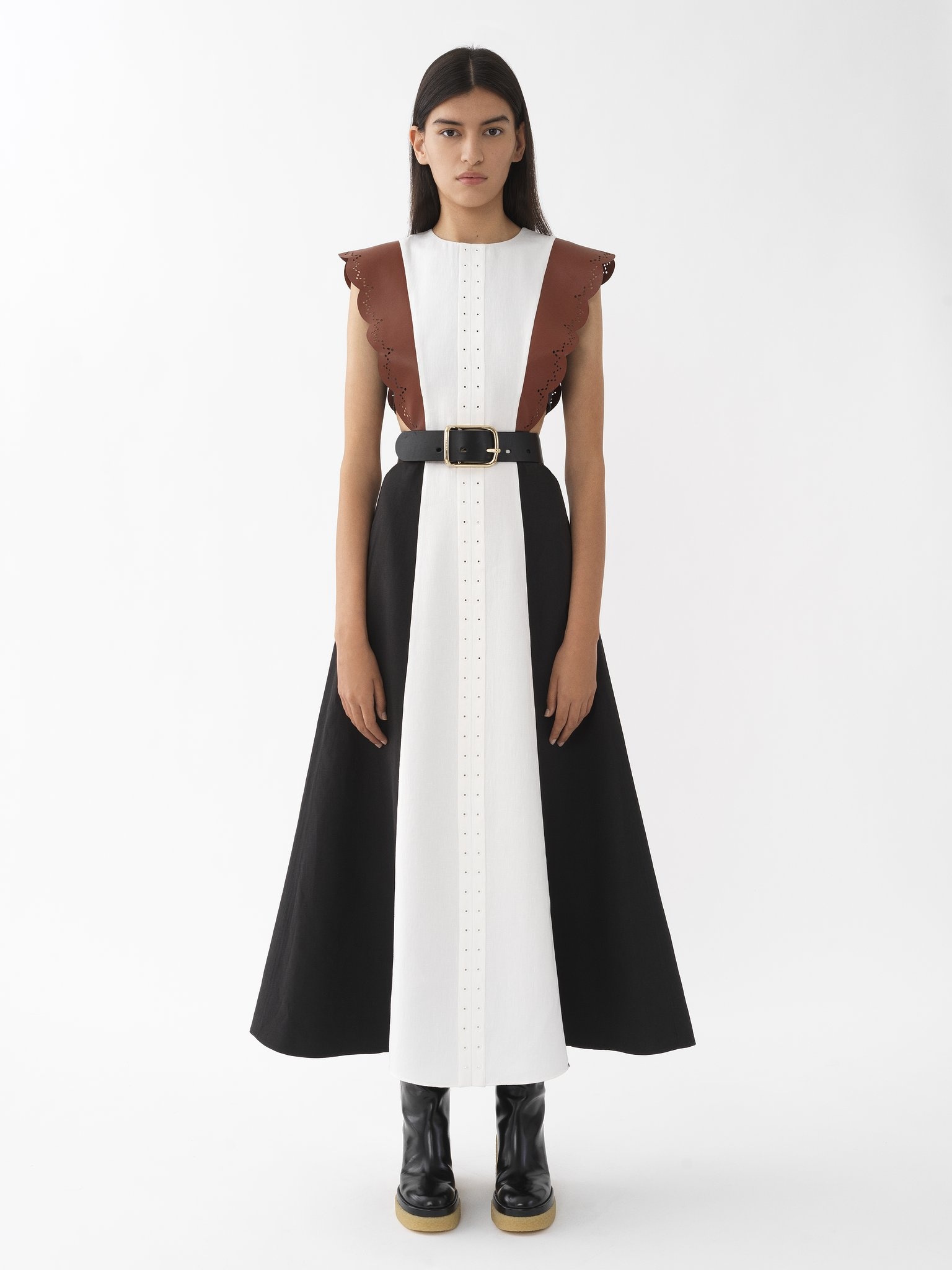 ANKLE-LENGTH FLARED DRESS - 2