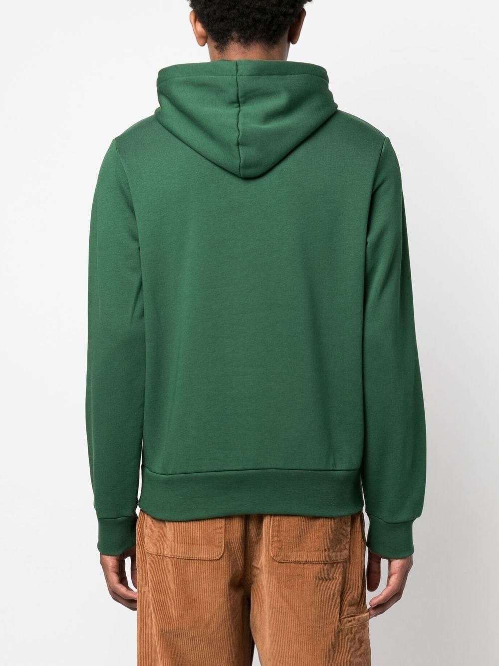 logo-patch drawstring hoodie - 4