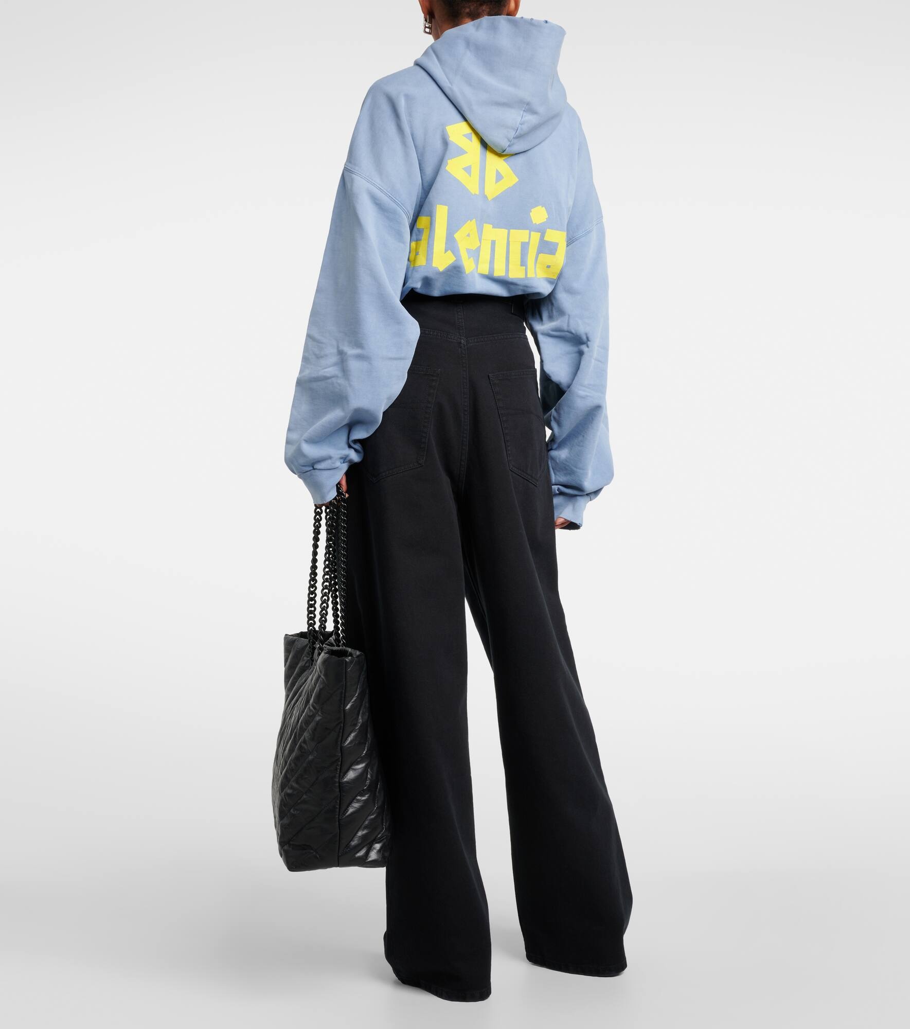 Mid-rise wide-leg jeans - 3