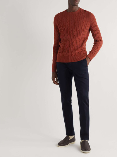 Loro Piana Cable-Knit Baby Cashmere Sweater outlook