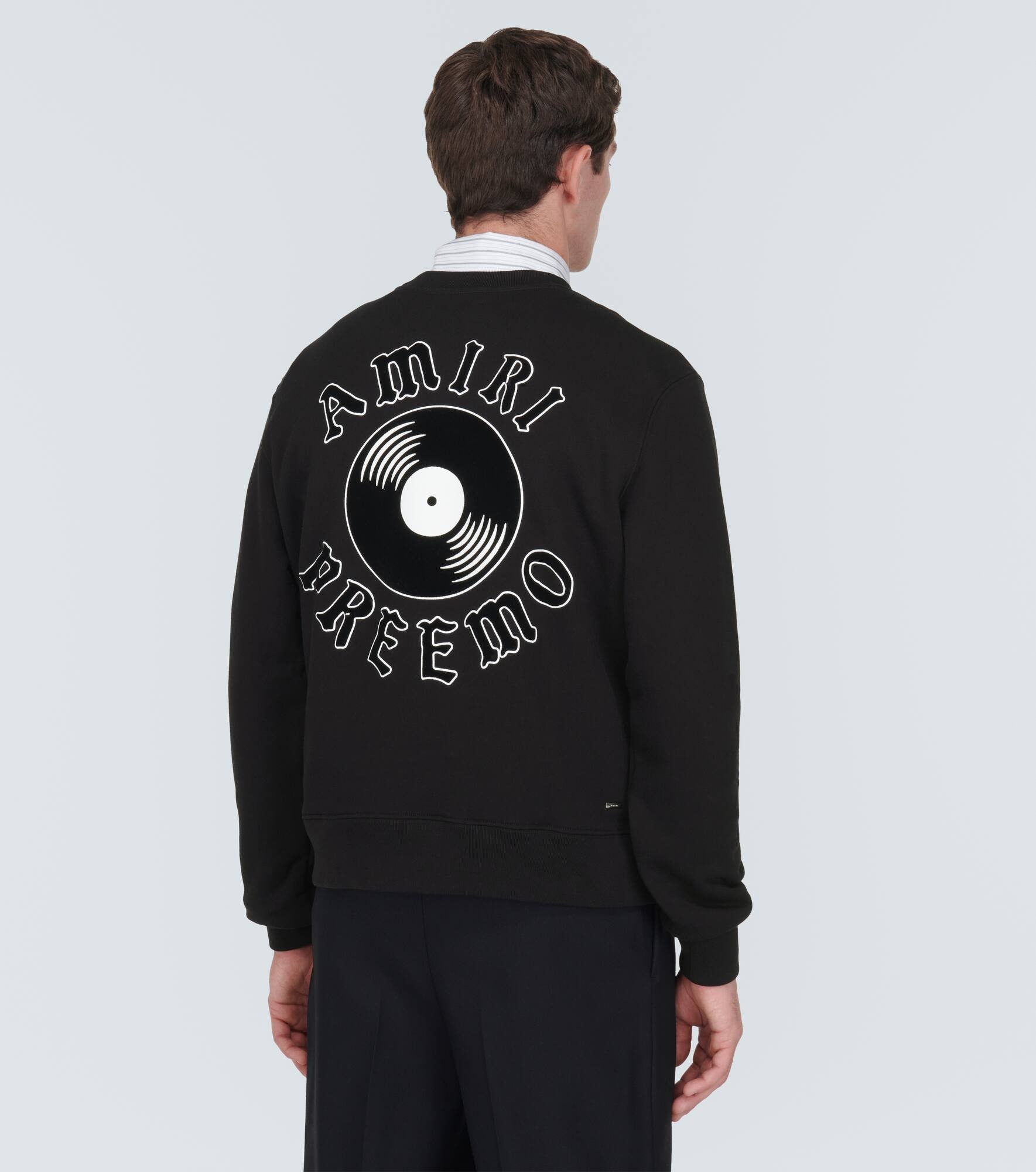 Printed cotton jersey sweatshirt - 4