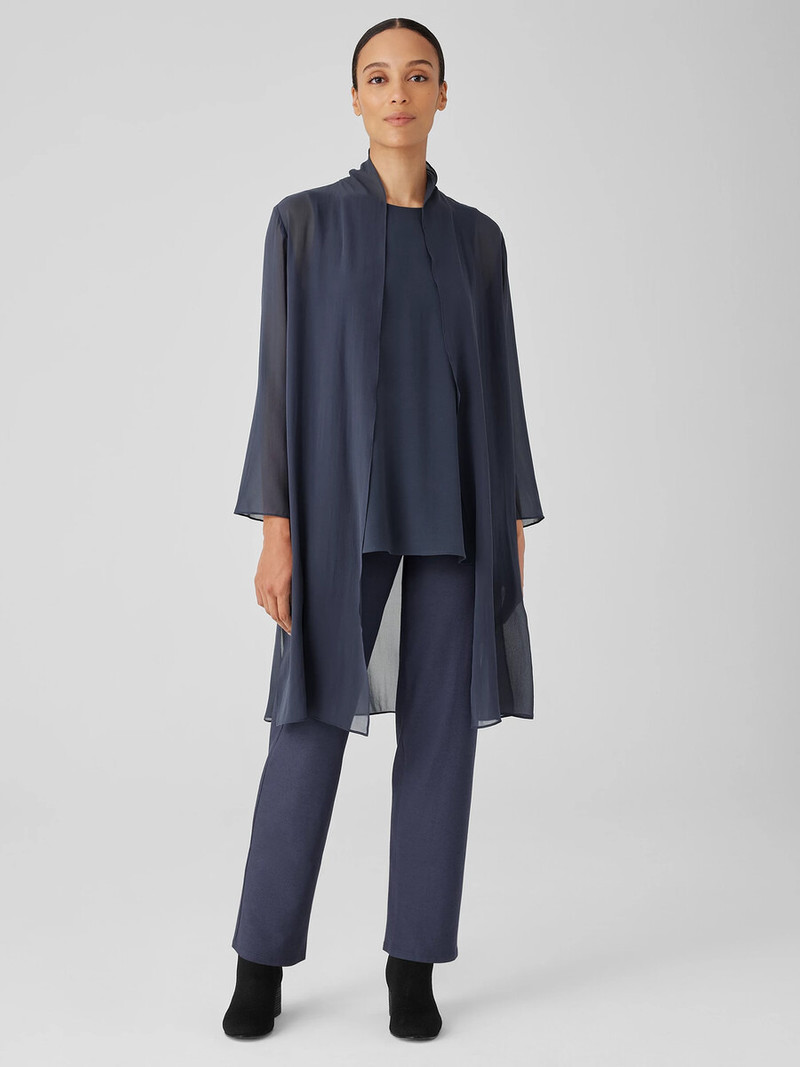 EILEEN FISHER Washable Stretch Crepe Straight Pant outlook