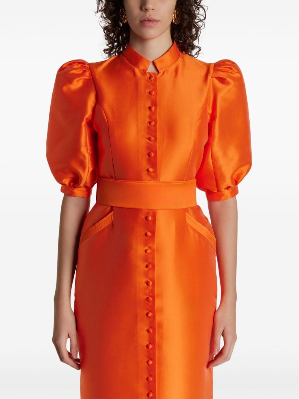 Amoako satin midi dress - 4