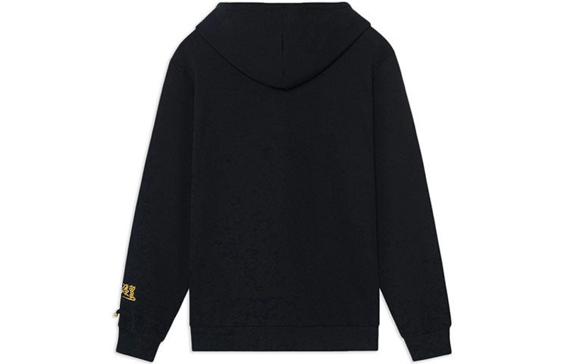 Li-Ning Li-Ning Badminton Series Loose Pullover Hoodie 'Black' AWDS529-2 outlook