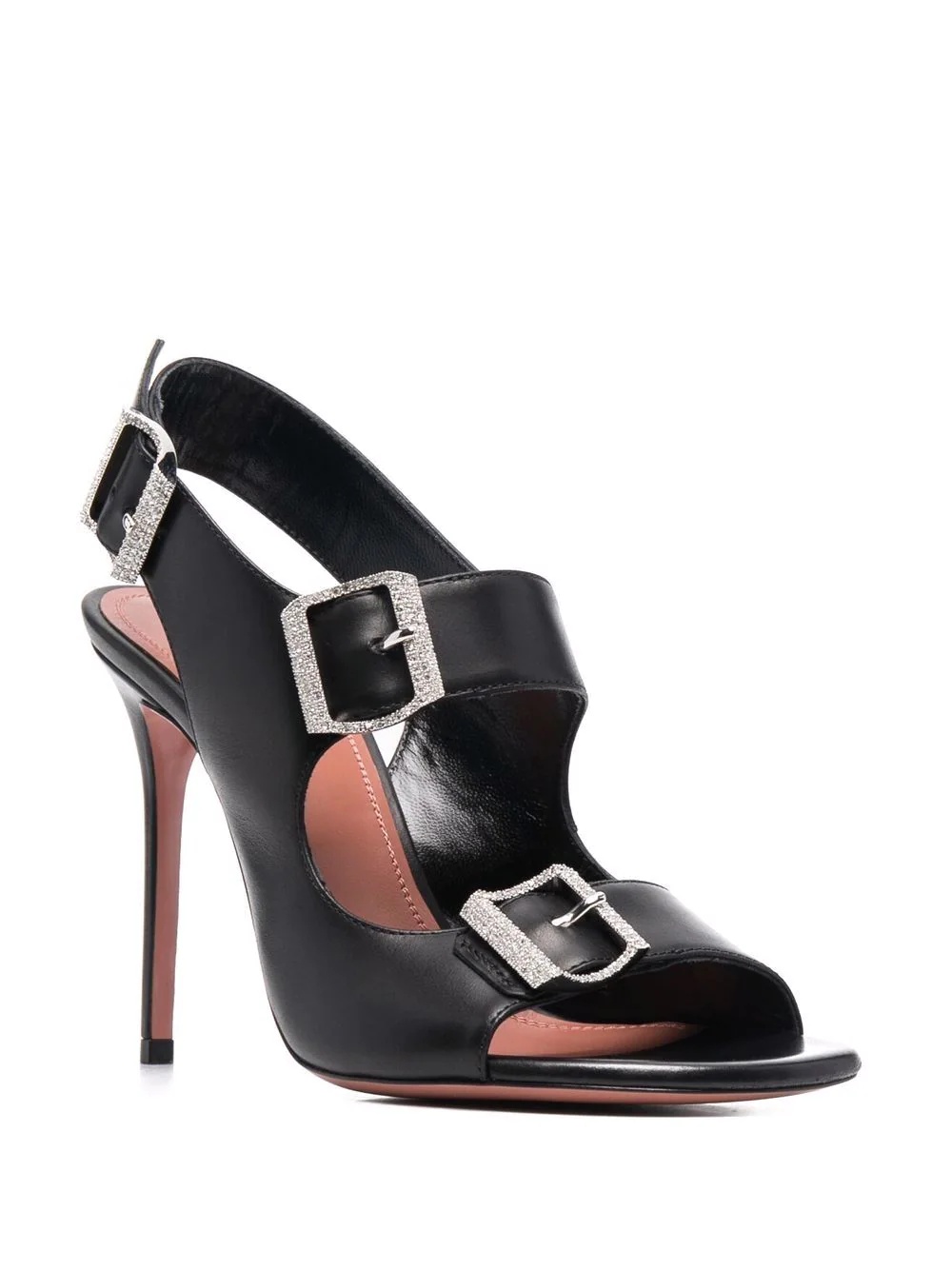 Millie 105mm crystal-buckle sandals - 2