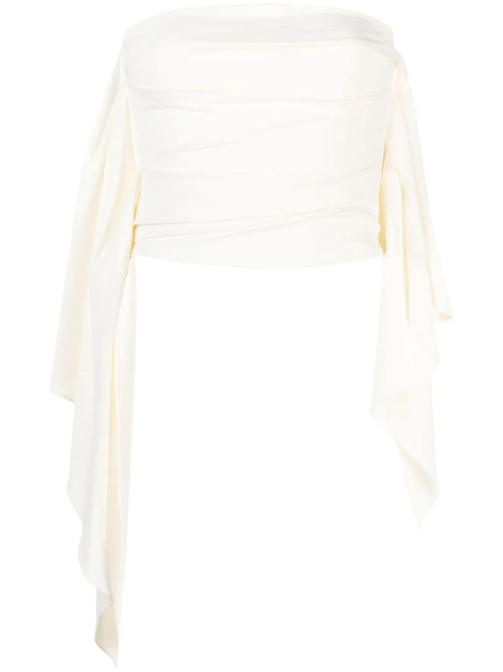 Donna sleeveless cropped top - 1