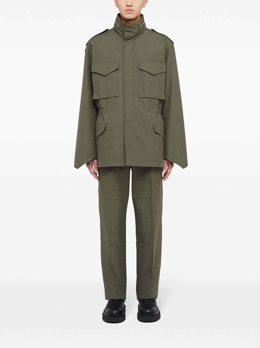 concealed fastening shirt jacket - 2