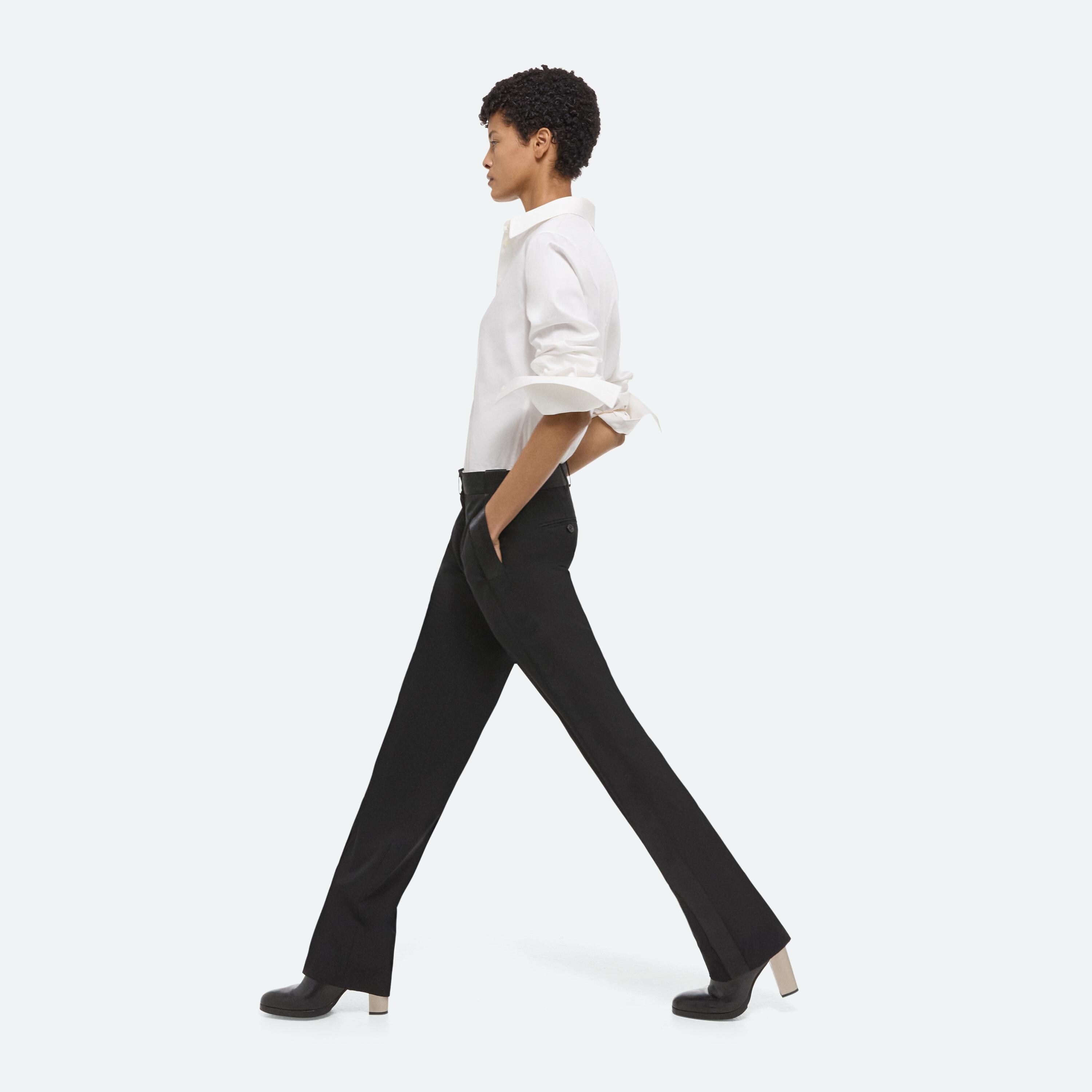 VIRGIN WOOL SEATBELT TROUSER - 7