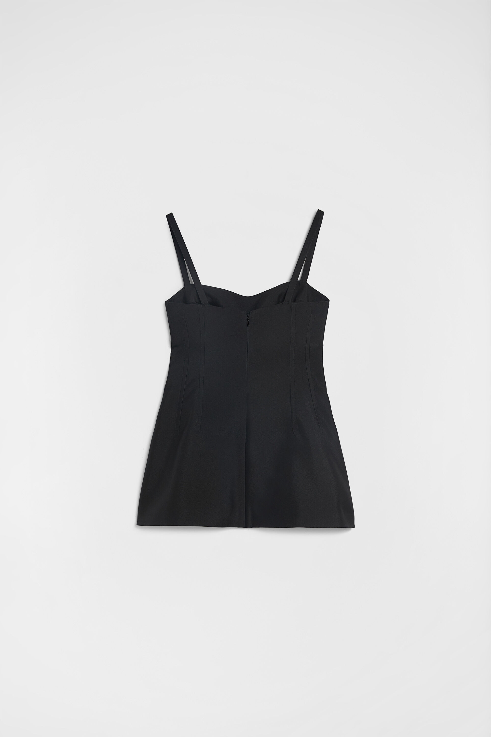 Techno Gabardine Bustier Top - 2