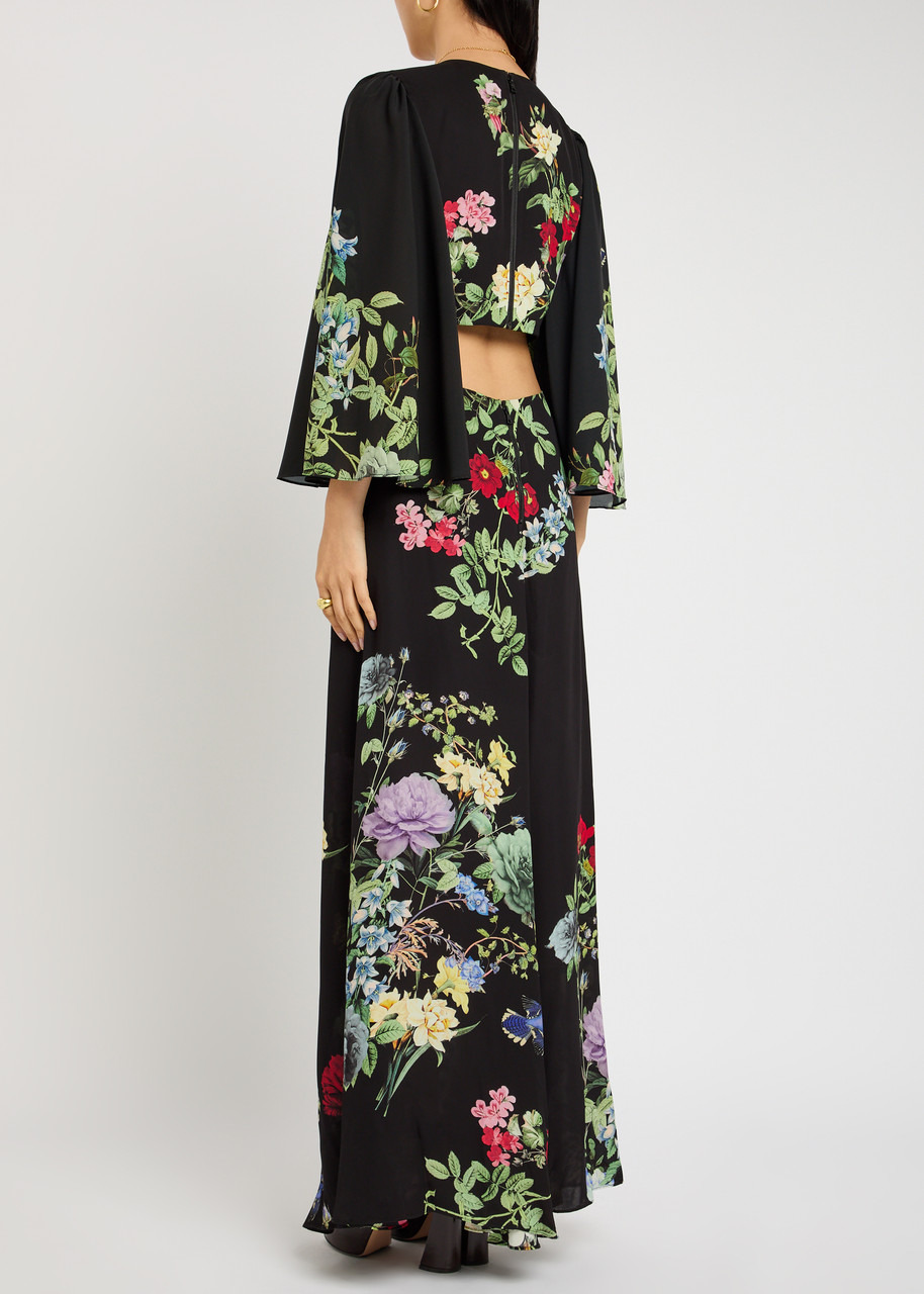 Alice + Olivia Georgina Floral-print Woven Maxi Dress - 3