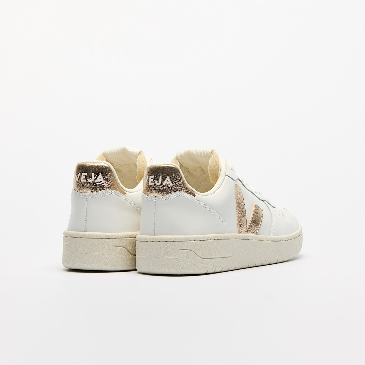 V-10 LEATHER WHITE PLATINE - 3