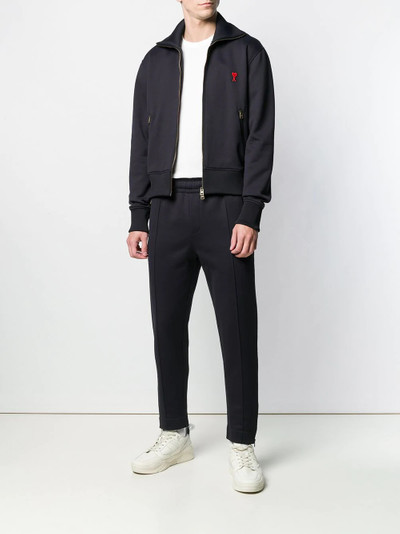 AMI Paris Trackpants With Ami Heart Patch and Zipped Pockets and Hem outlook