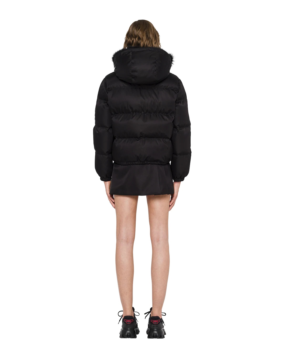 Re-Nylon gabardine puffer jacket - 4