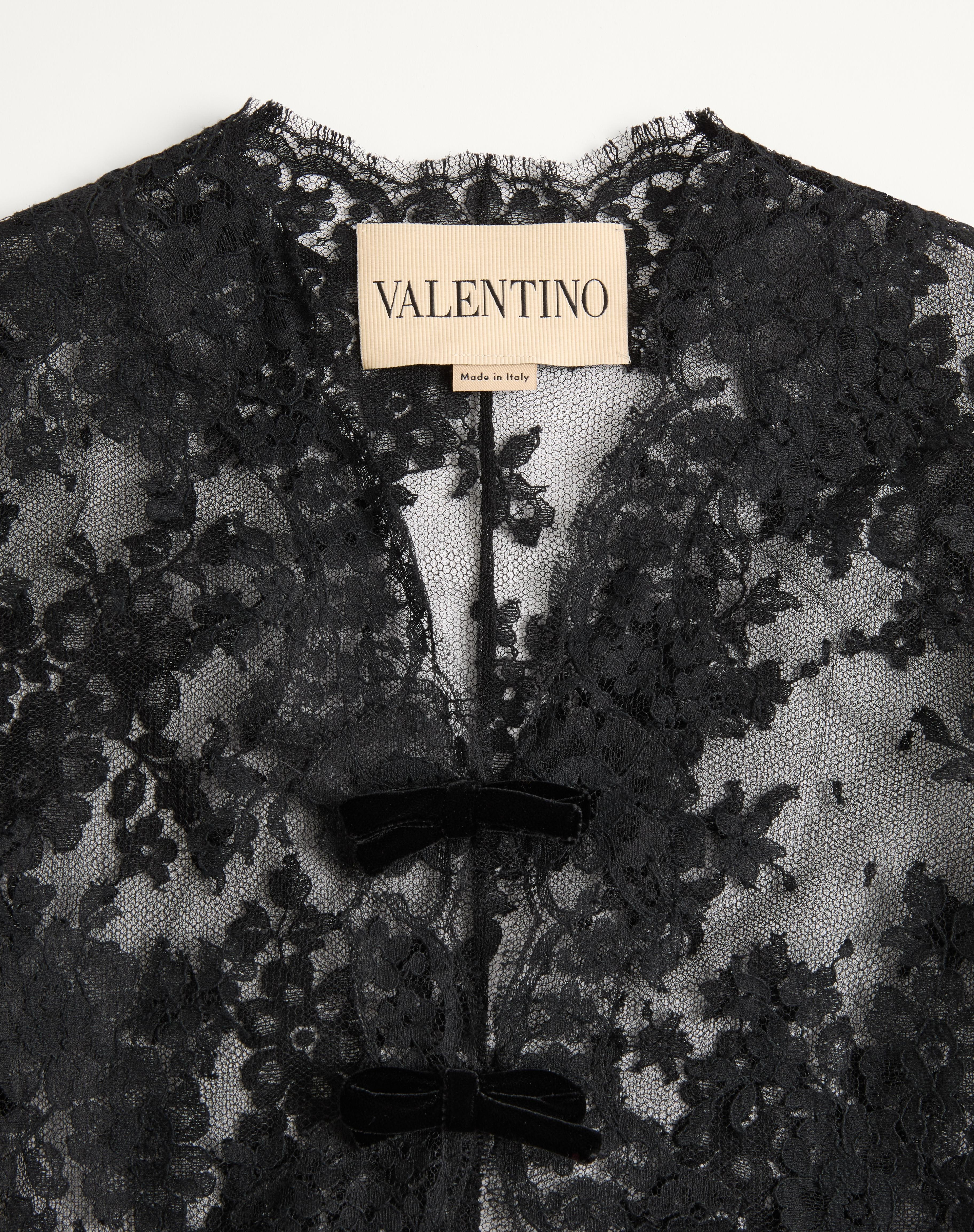 LACE BLOUSE WITH BOWS - 7