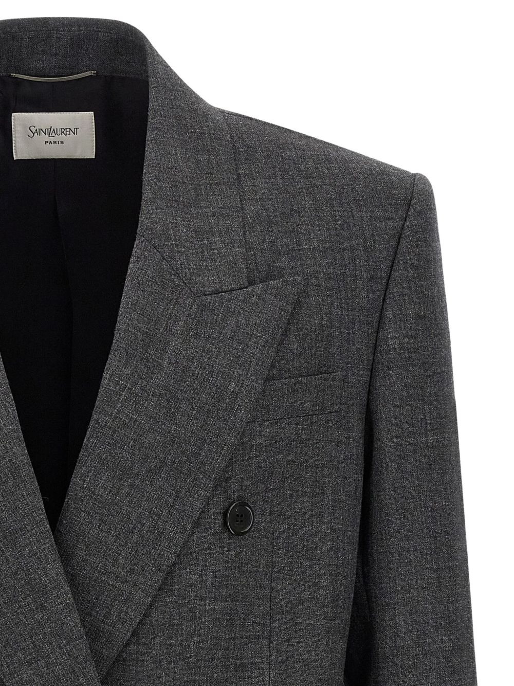 double-breasted peak-lapel blazer - 5