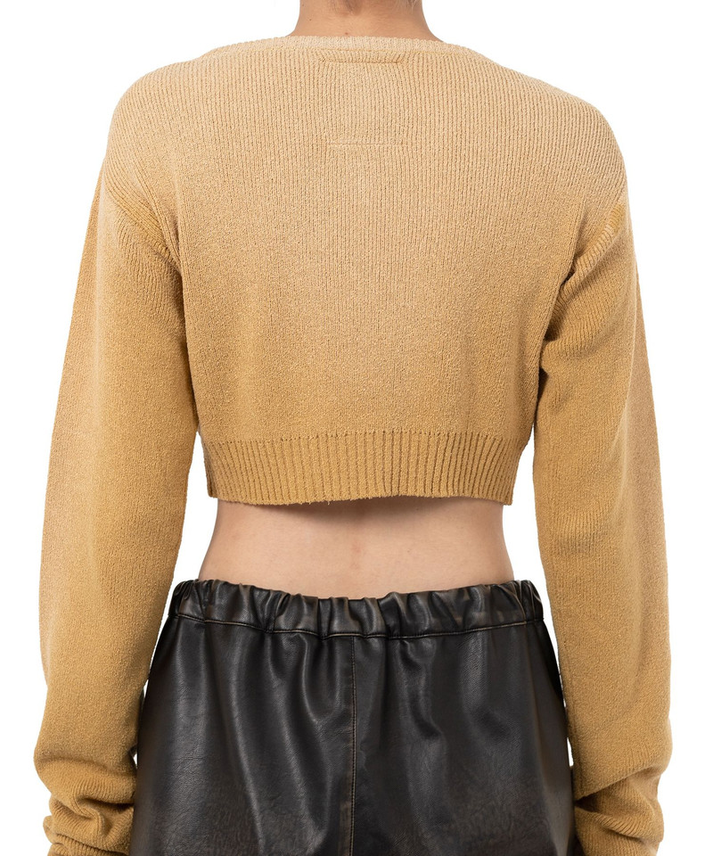 Sun Faded Like Cropped Knit Sweater 21