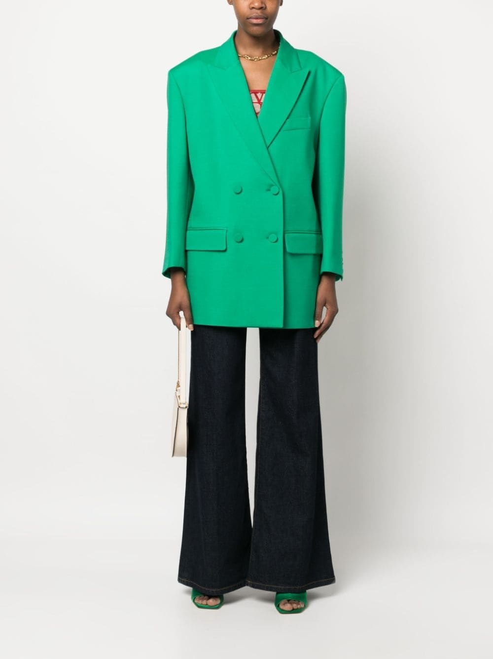 Crepe Couture double-breasted blazer - 2