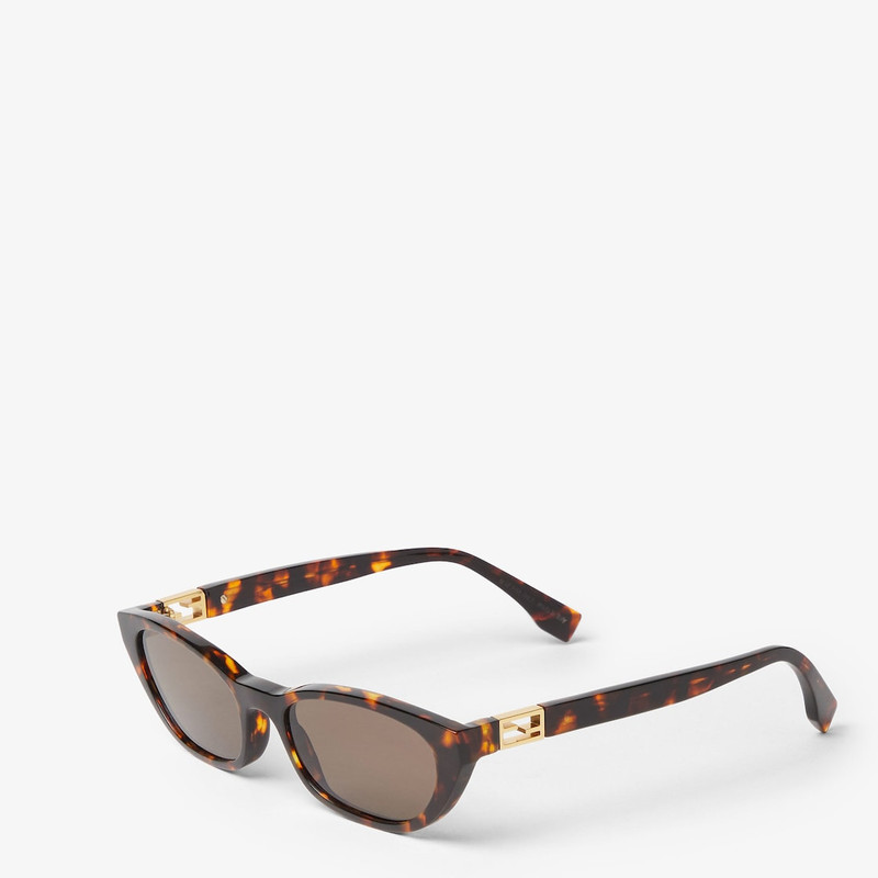 FENDI Baguette Havana acetate sunglasses outlook