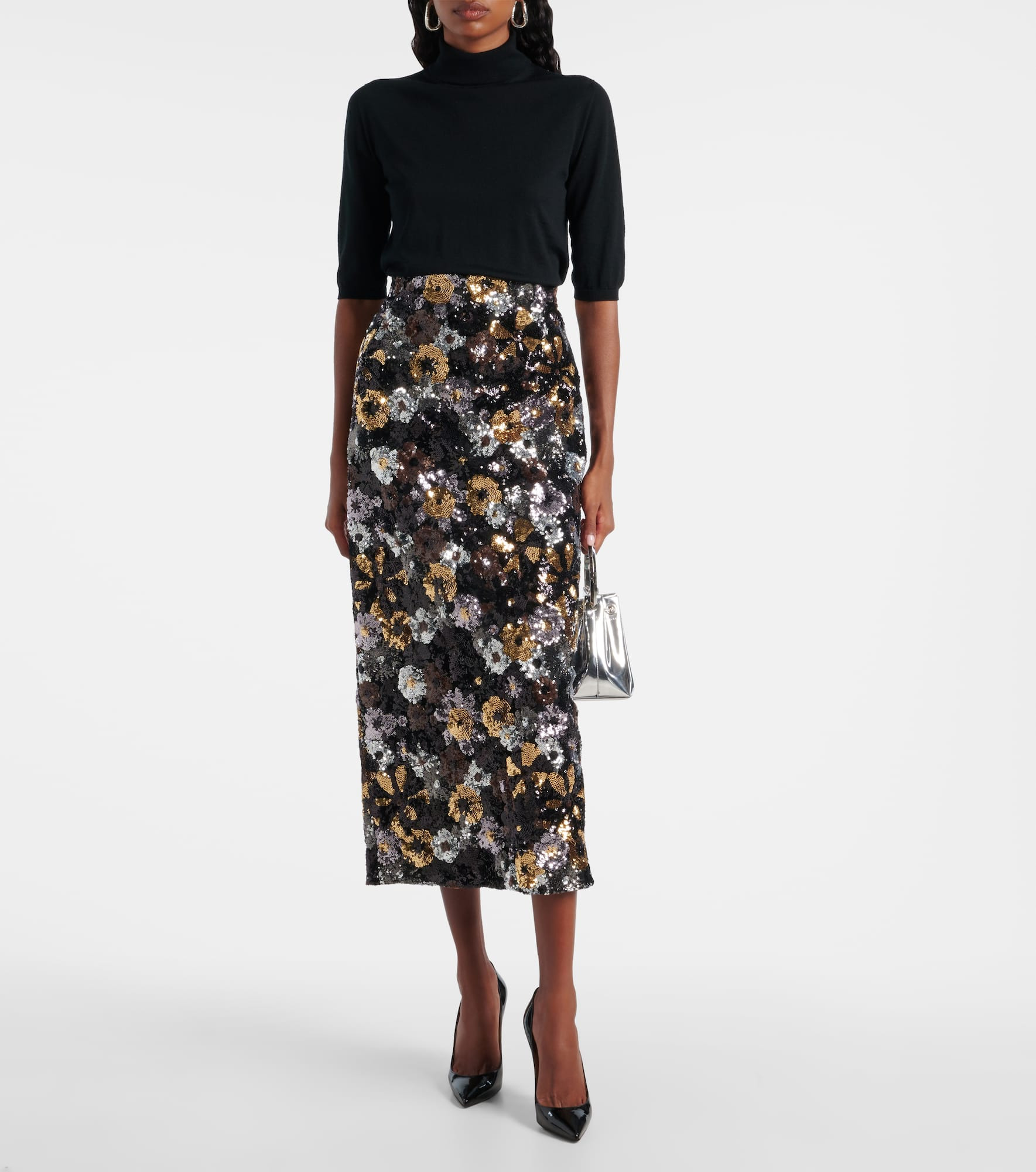 Damiana sequined midi skirt - 2