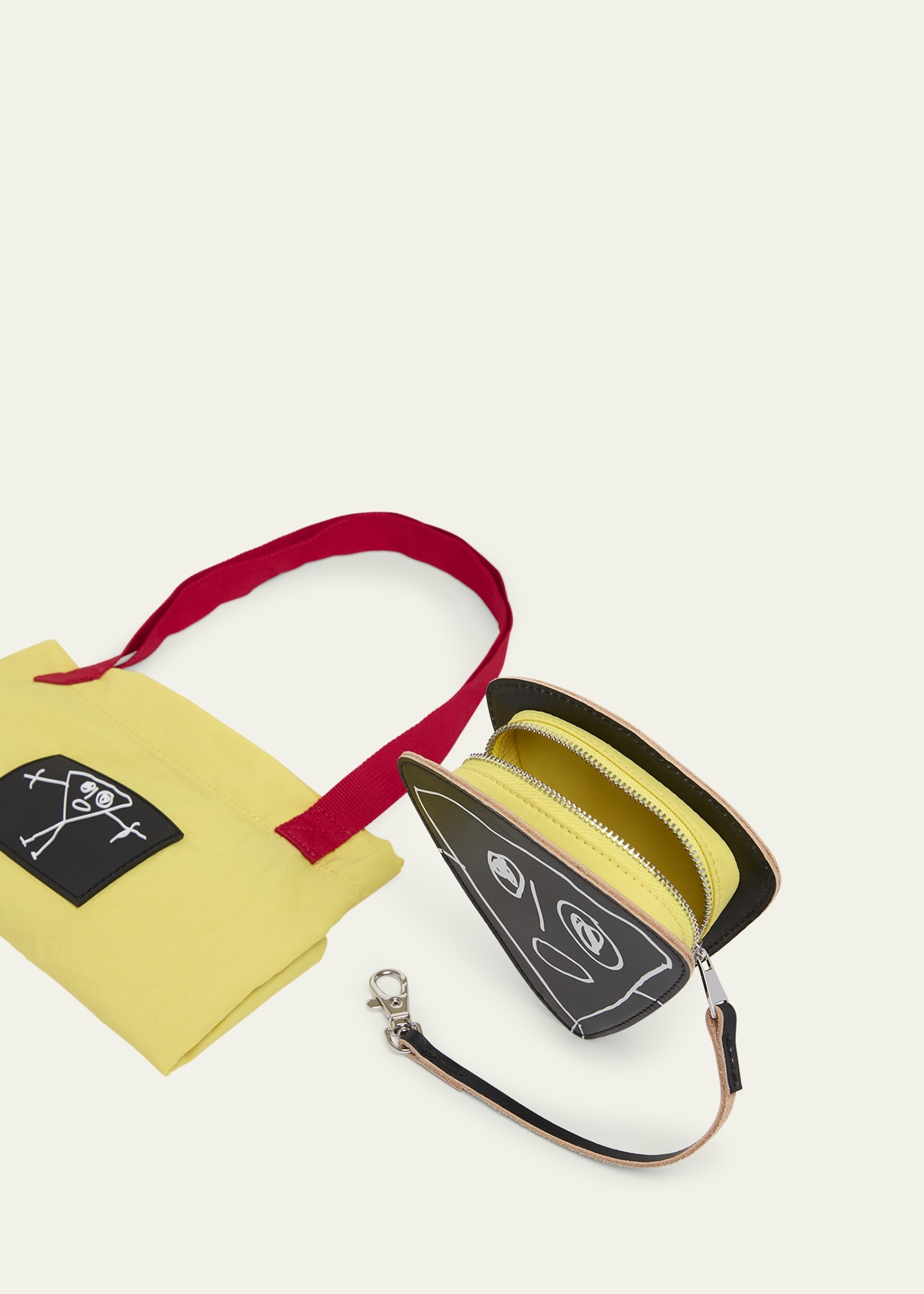 Pili and Bianca Foldable Tote Bag with Bag Charm - 5