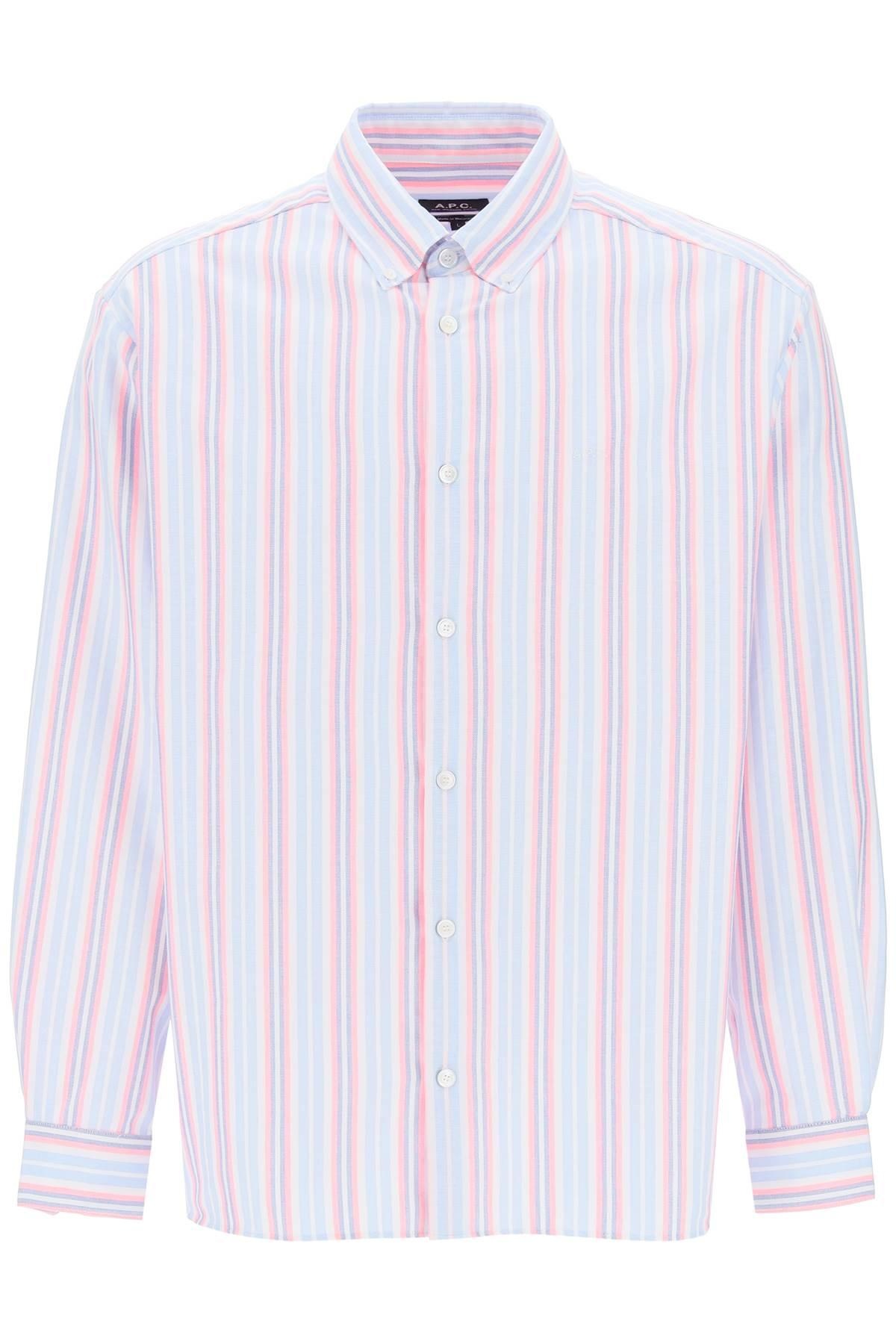 Mathias striped oxford shirt - 1